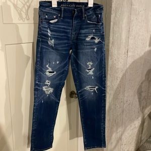 American Eagle air flex navy blue jeans men’s